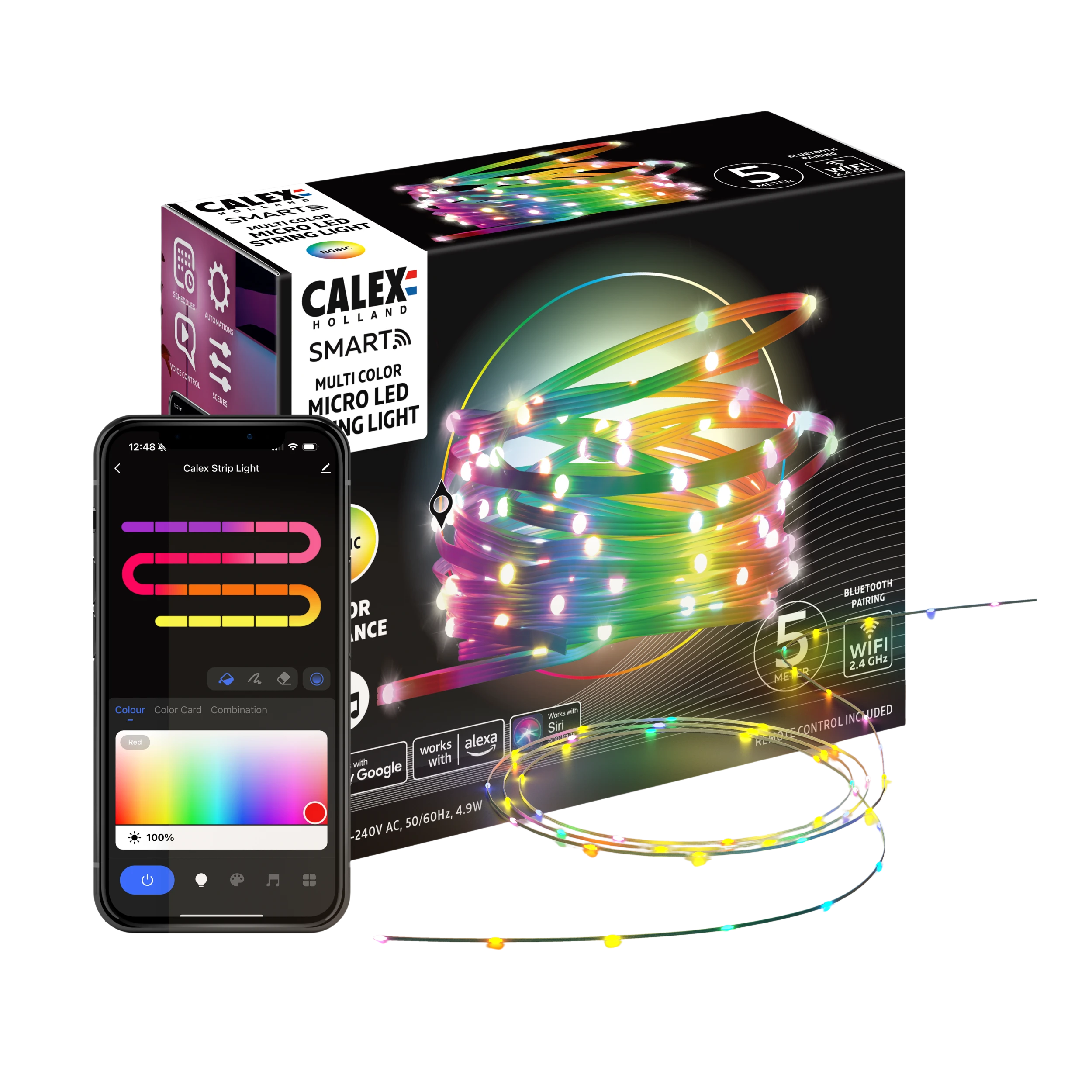 calex-smart-bande-microled-5m-rgbic-cct image 1