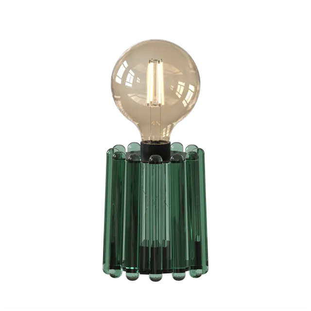 calex-wave-lampe-de-table-verte-piles-avec-minuteur image 1