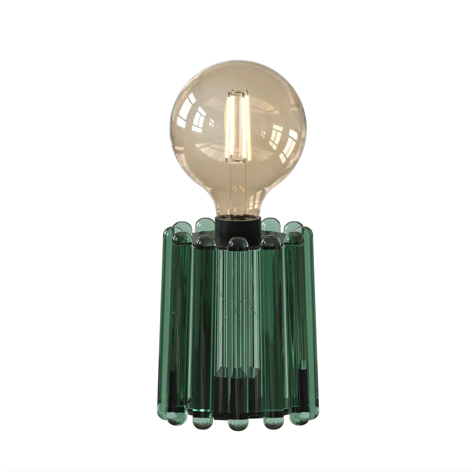 calex-wave-lampe-de-table-verte-piles-avec-minuteur image 1