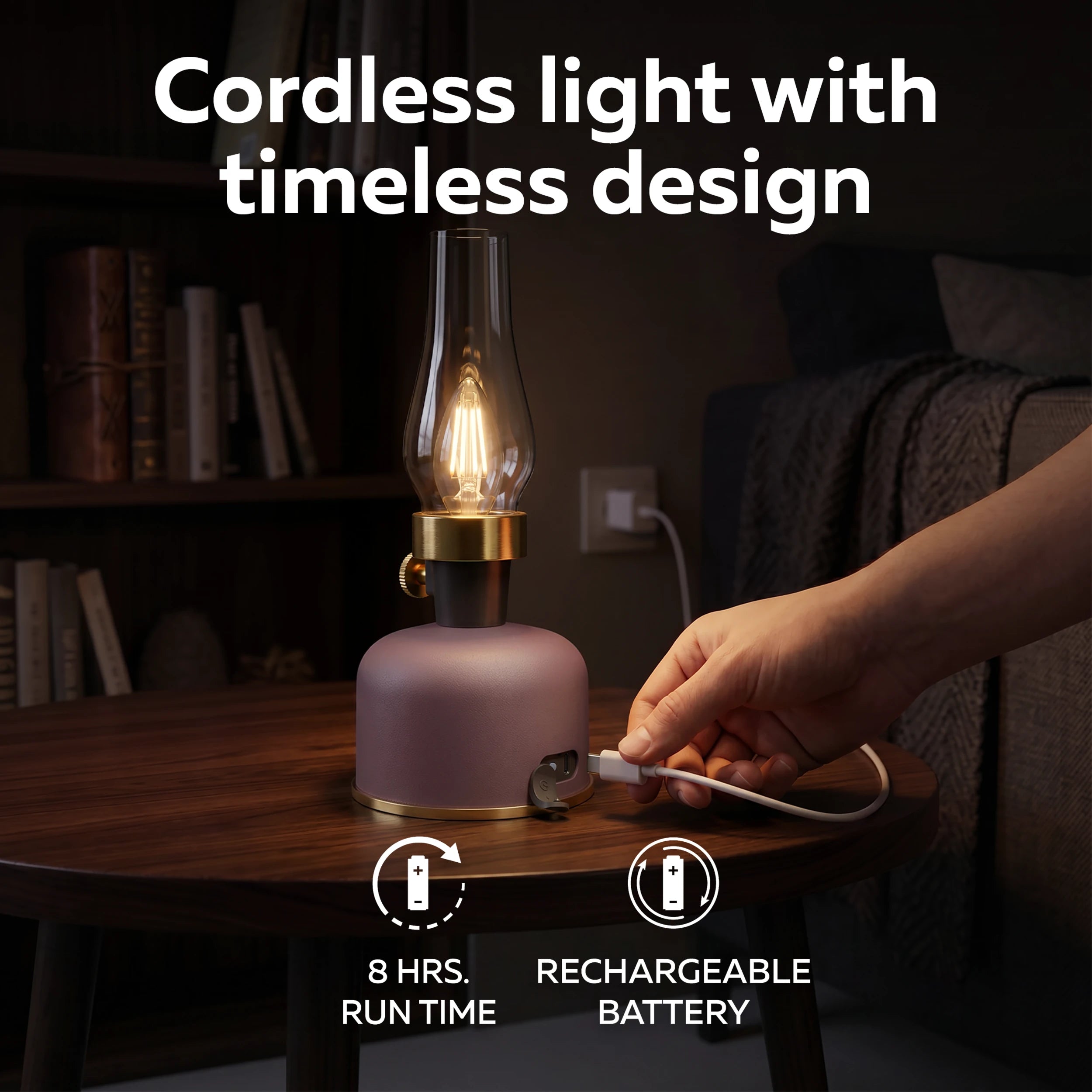 calex-lavinio-lampe-de-table-led-earth-rose-1800k image 5