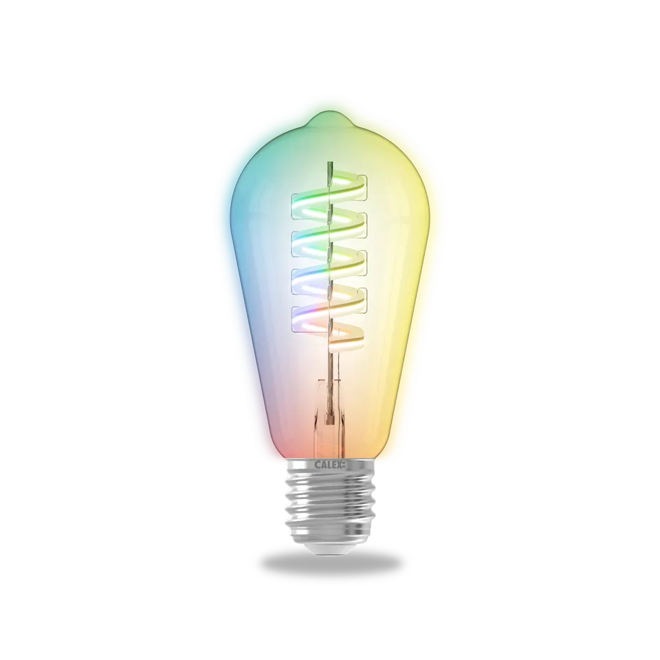 calex-smart-lampe-led-filament-e27-rgb-blanc-chaud image 1