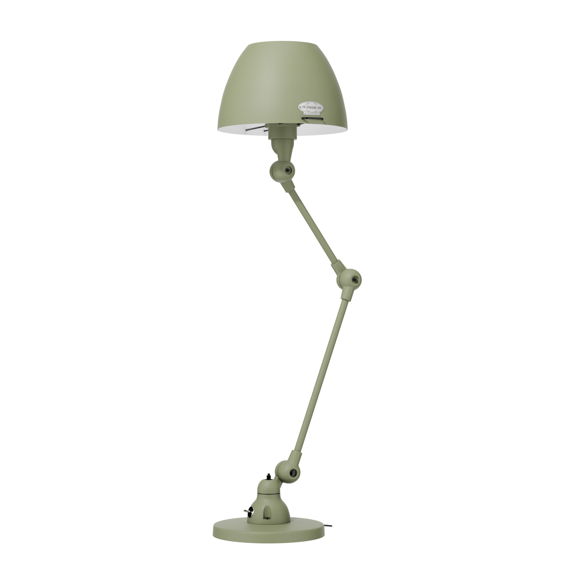 jield-aicler-aic373-lampe-murale-deux-bras-articul-s-gris-kaki image 3