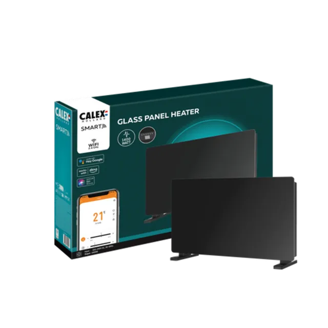 calex-smart-panneau-chauffant-1400w-noir-connect image 1