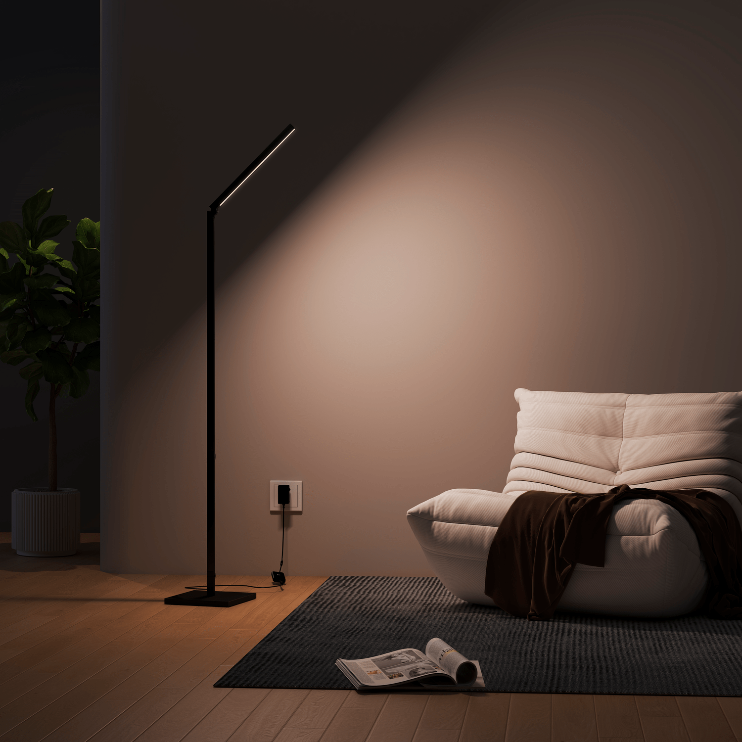 calex-halo-lampadaire-pliable-smart-rgbic-cct image 3
