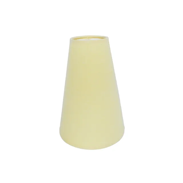 aluminor-08lyly-abat-jour-c-ne-tissu-jaune-e27 image 1