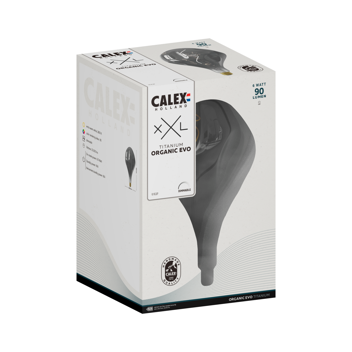calex-organic-evo-xxl-ampoule-led-e27-titane image 3