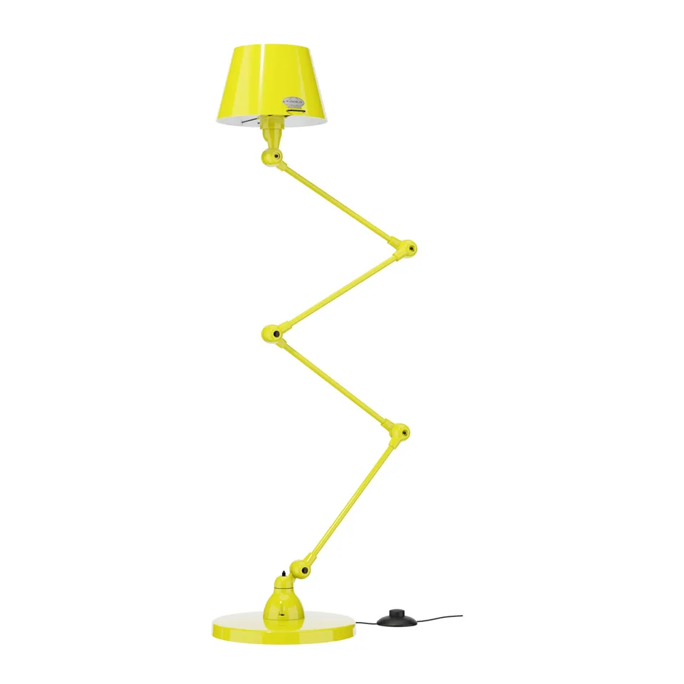 jield-aicler-aid433-jaune-soufre-lampadaire-4-bras-articul-s image 1