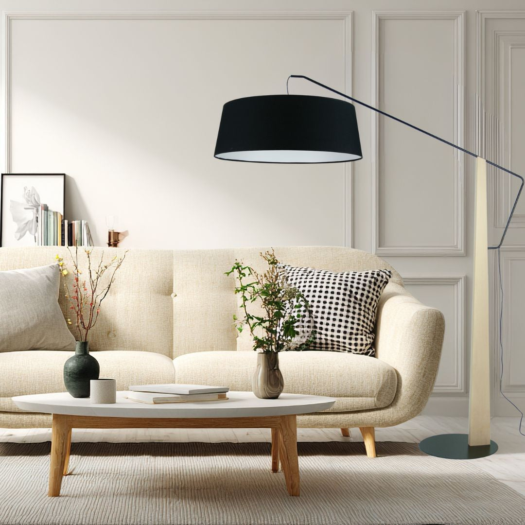 aluminor-matteo-ls-lampadaire-bois-m-tal-2-m image 2