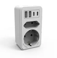 calex-adaptateur-16a-recycl-2x-usb-a-2x-usb-c image 1