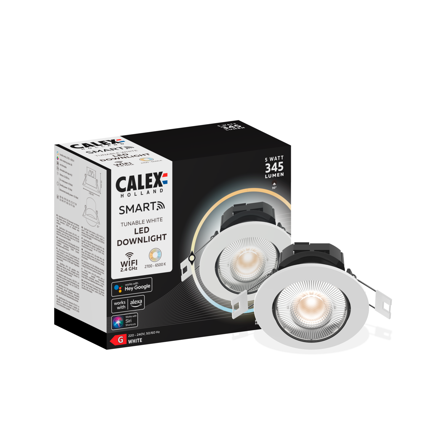 calex-smart-spot-encastrable-led-blanc-chaud-froid-blanc image 3