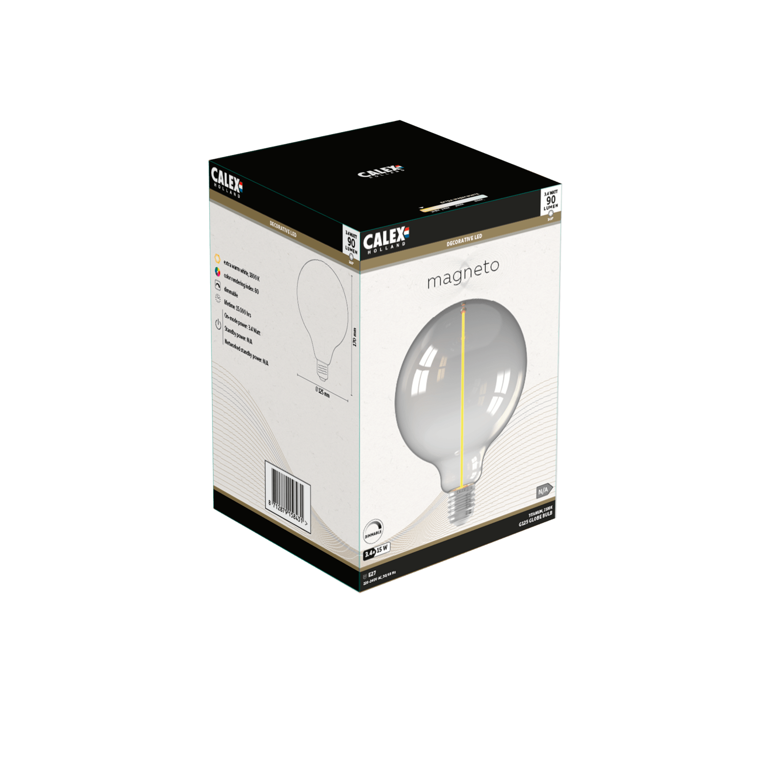 calex-lampe-led-magneto-e27-g125-noir-xxl image 3
