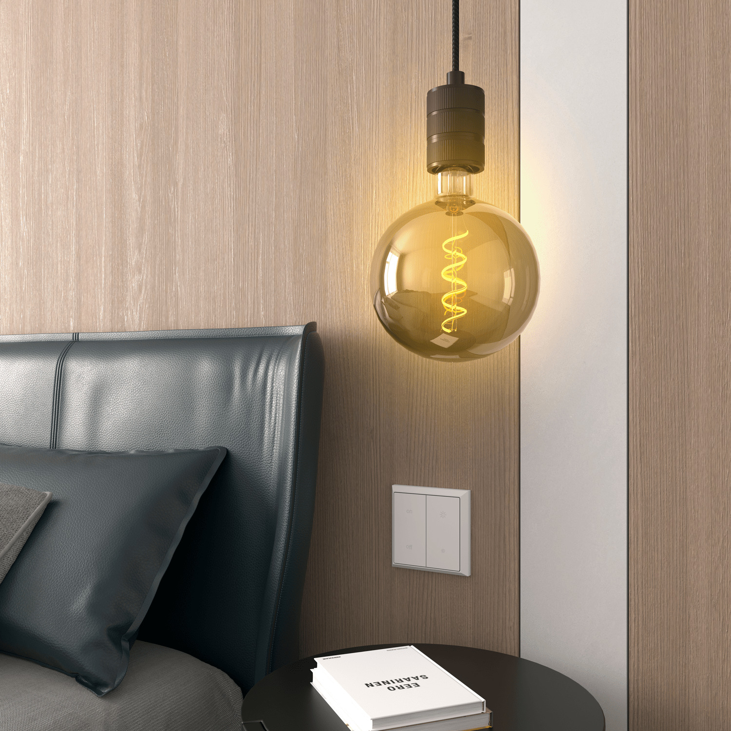 calex-halo-interrupteur-mural-smart-wifi-rechargeable-avec-variateur image 2