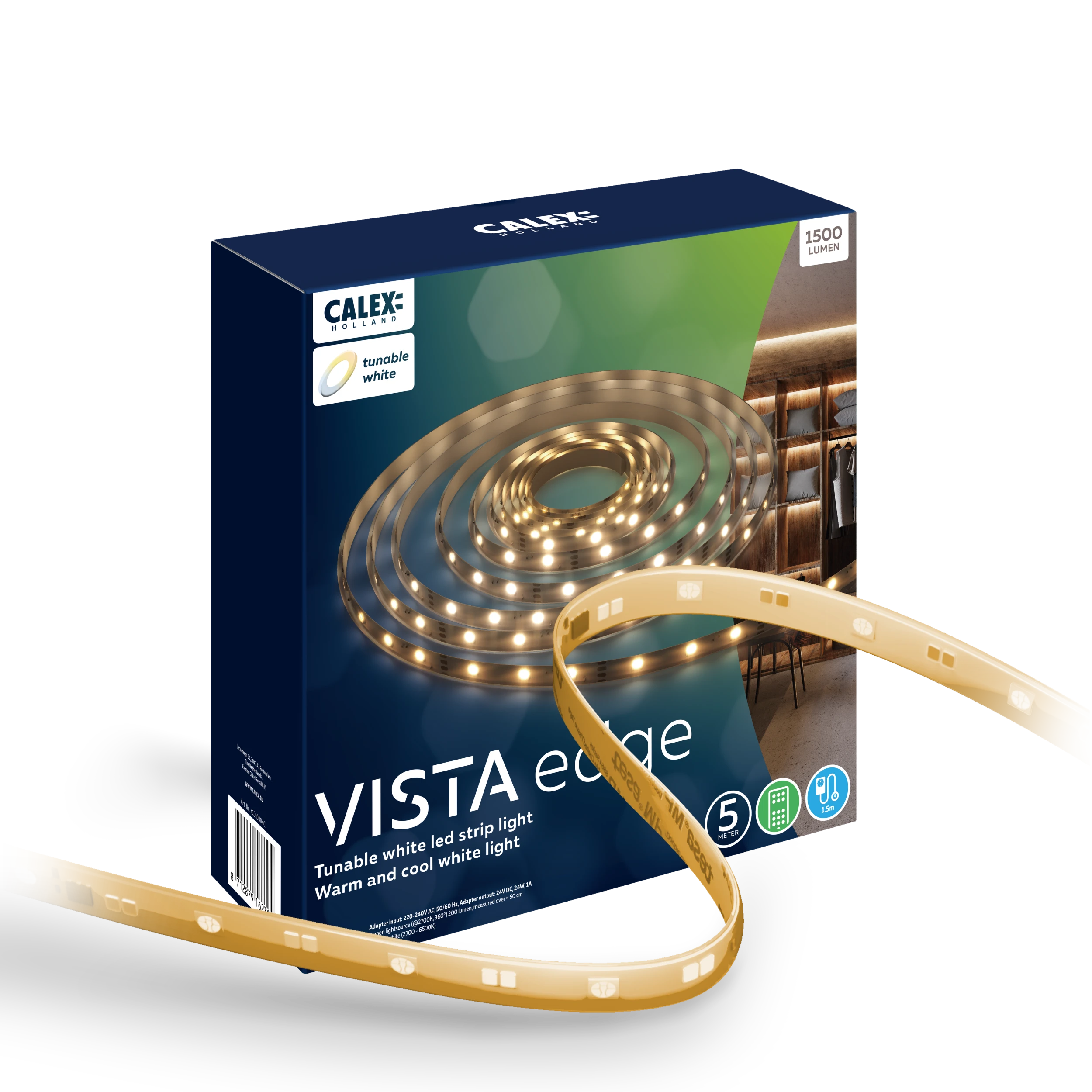 calex-bande-led-vista-5m-cct-2700k-6500k image 1