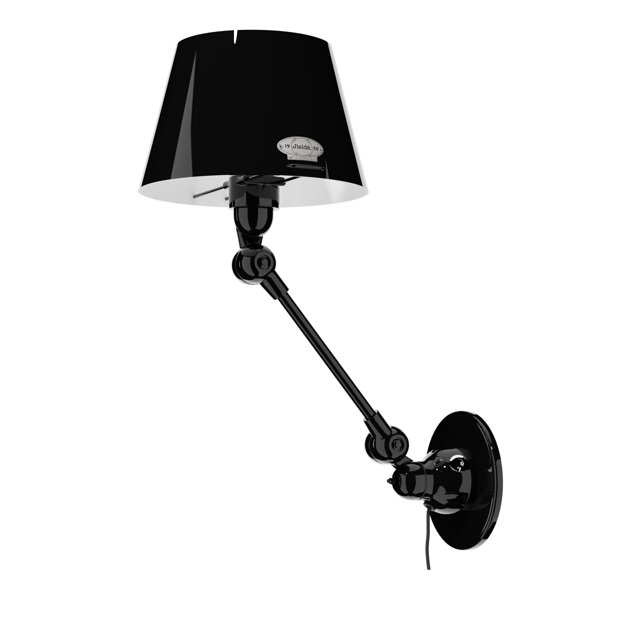 jield-aicler-aid701-noir-applique-murale-bras-articul image 2