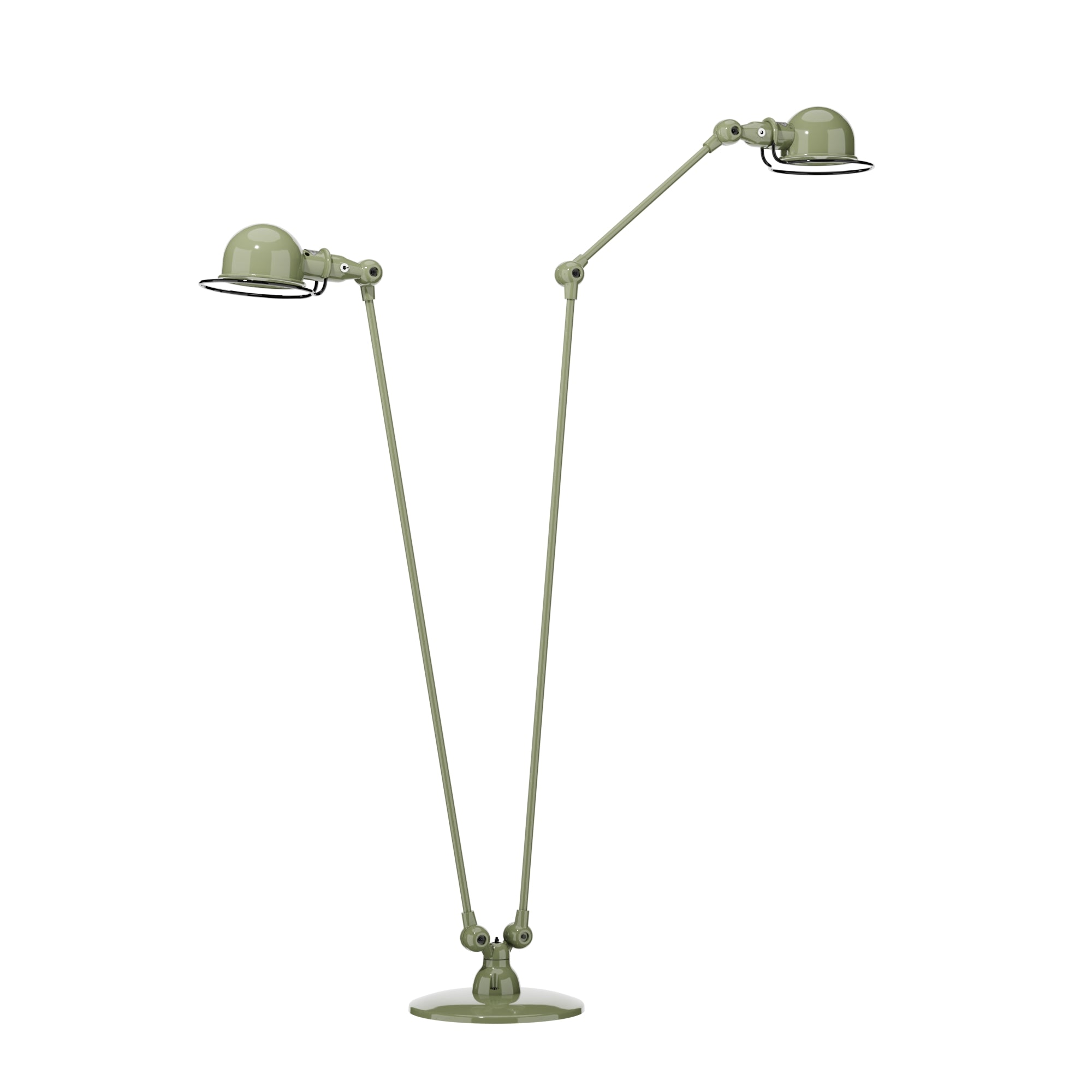 jield-loft-dd7460-lampadaire-double-gris-kaki image 1