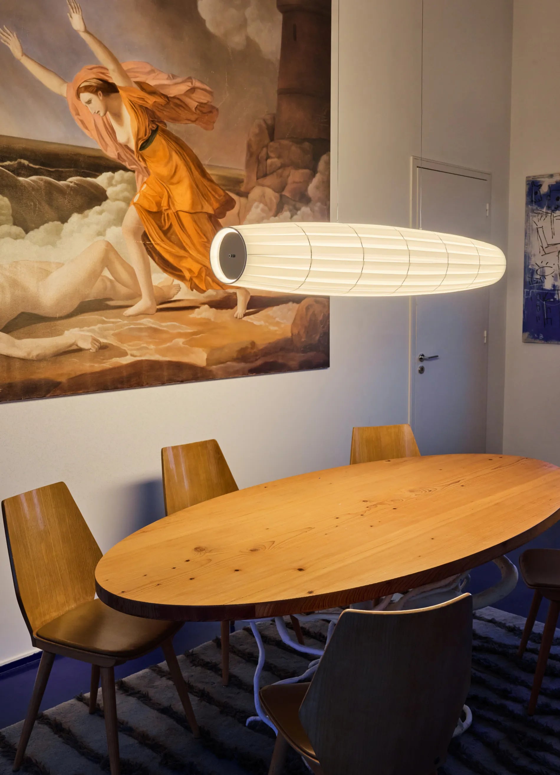 dcw-ditions-colonne-pendant-100-suspension-tissu-ruban-blanc-led image 4